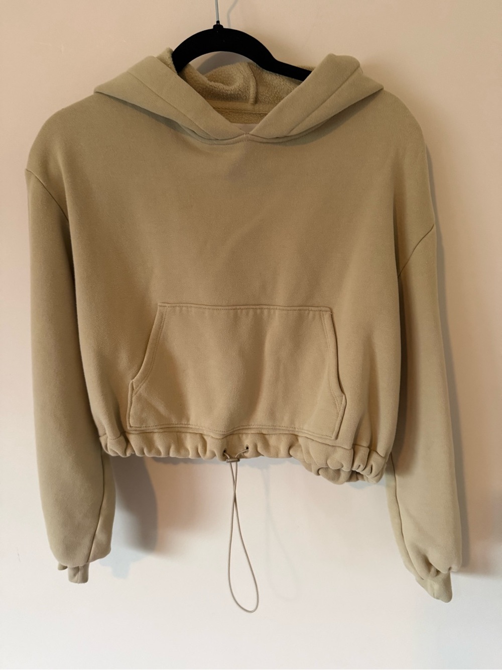 354.OAK & FORT CROPPED HOODIE